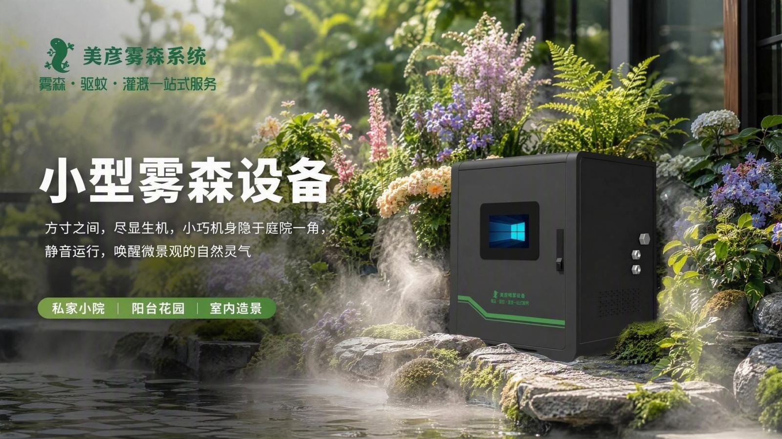 庆阳花园庭院驱蚊系统